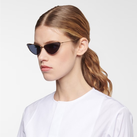 DIOR MissDior B1U Gunmetal/Blue Cat Eye Sunglasses - Picture 1 of 5